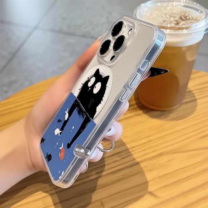 Cat Fish Compatible with Magsafe Phone Case For iPhone 17 Promax 16 Plus 11 12 13 Mini 14 15 Pro Max Wireless Magnetic Cover