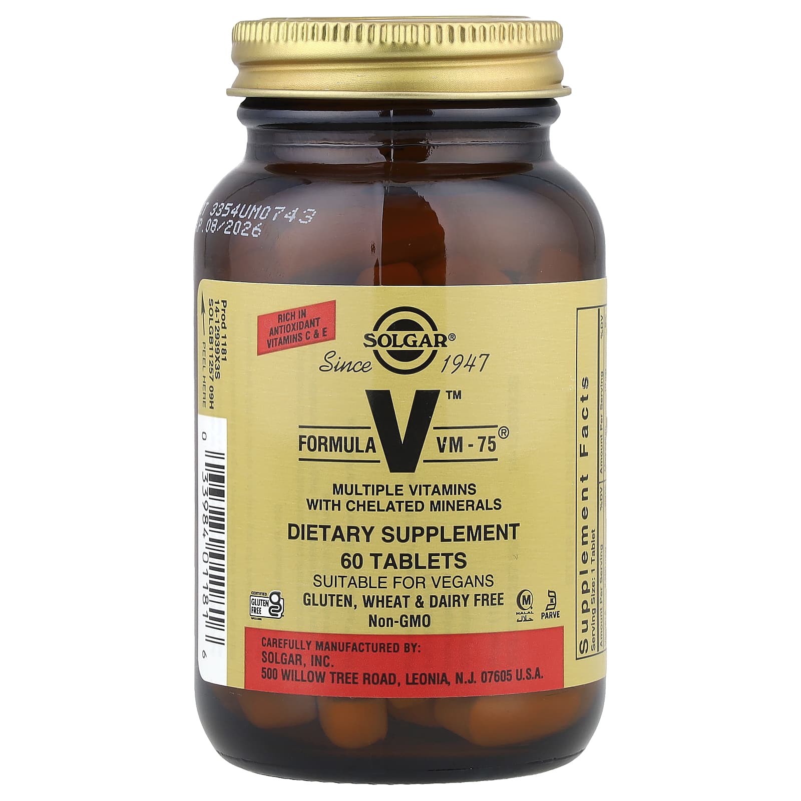 

Formula V™ Vm-75®, 60 tablets