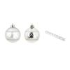 Set de 8 boules decor carreaux de noel