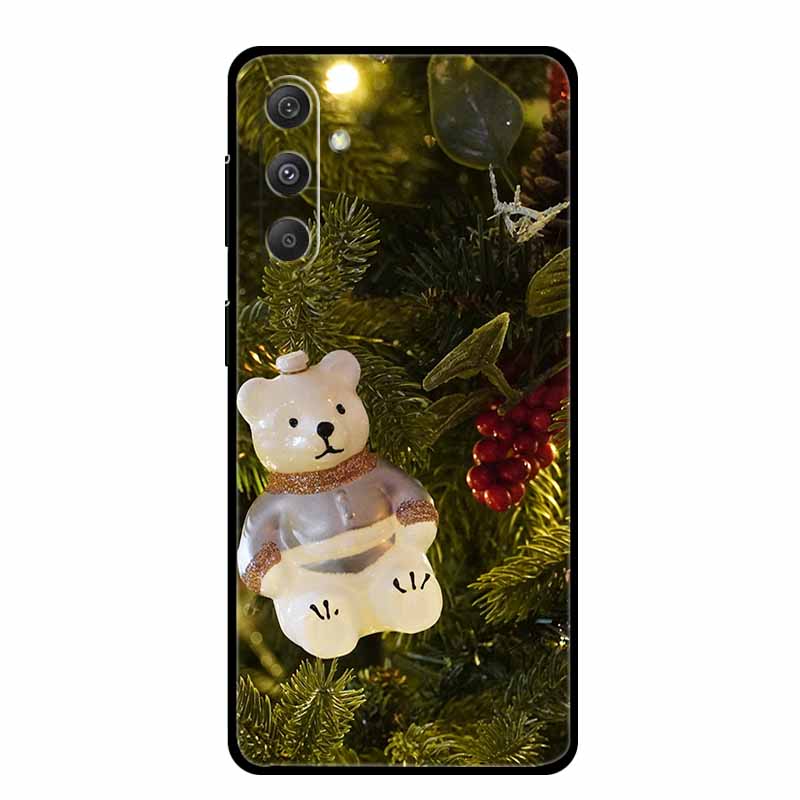 Christmas Case For Samsung Galaxy S24 S25 5G Cases Soft Silicone Bumper for S24 S25 Plus S23 FE S24 FE S25 FE 5G Protector Shell