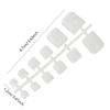 600Pcs Toe Nail Tips Natural Acrylic False Fake Artificial Tip For DIY Decor Salon Tools