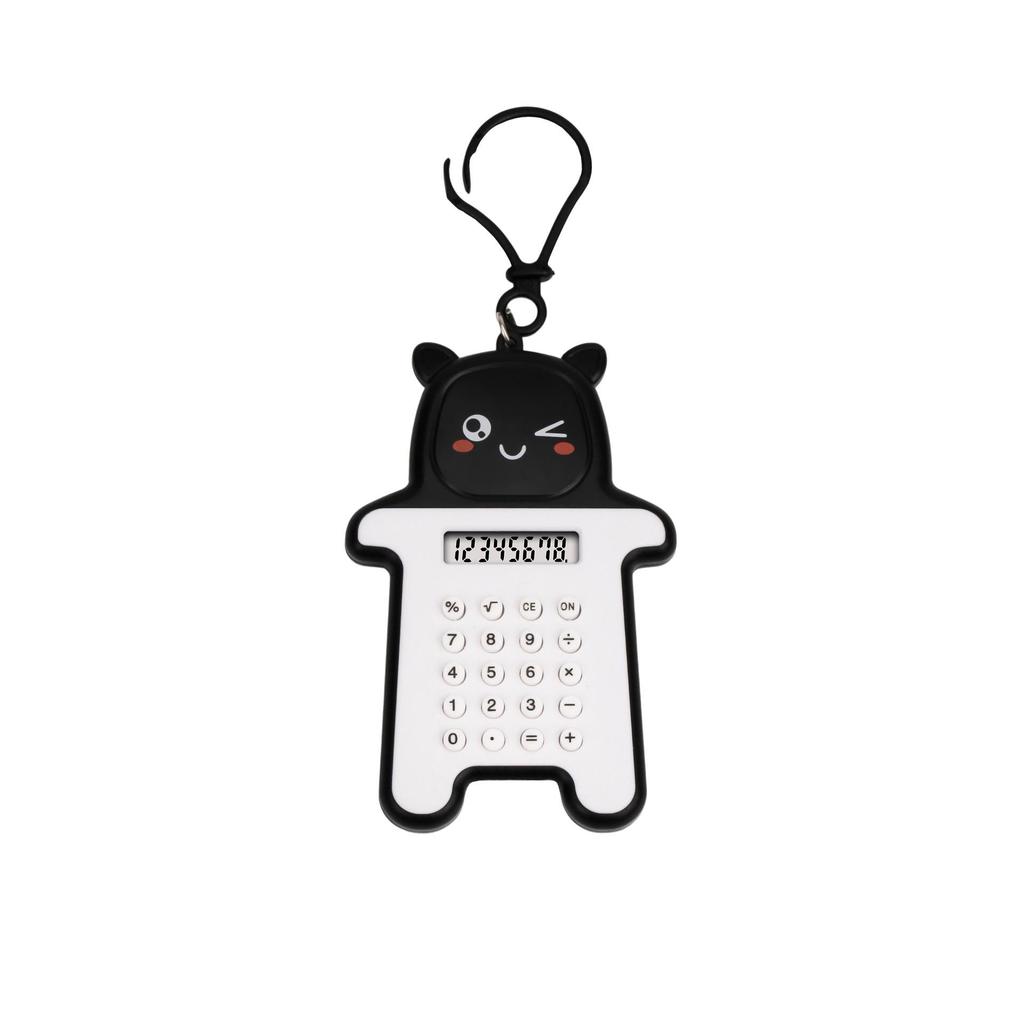 Mini Bear Cartoon Cute Keychain Maze Calculator