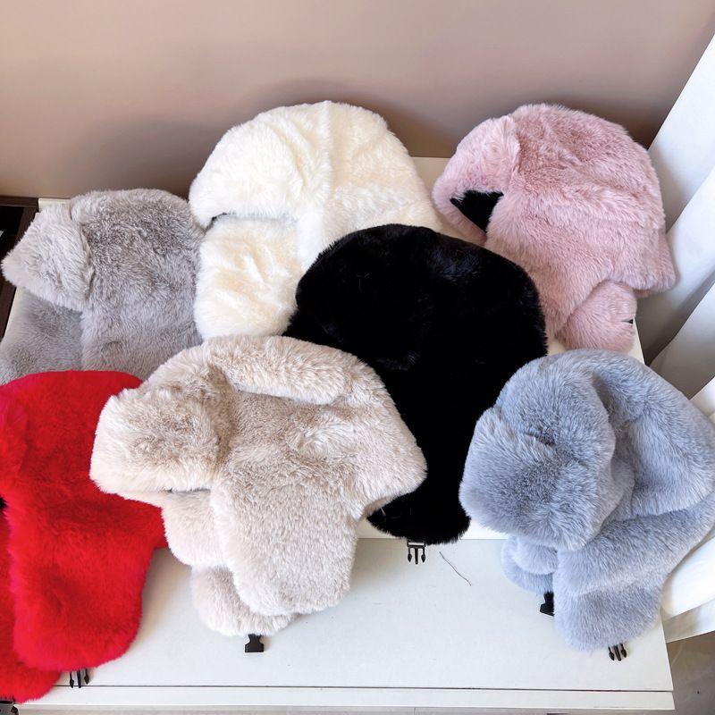 Women's Winter Outdoor Thickened Lei Feng Hat With Faux, Korean Trendy Warm Hat.