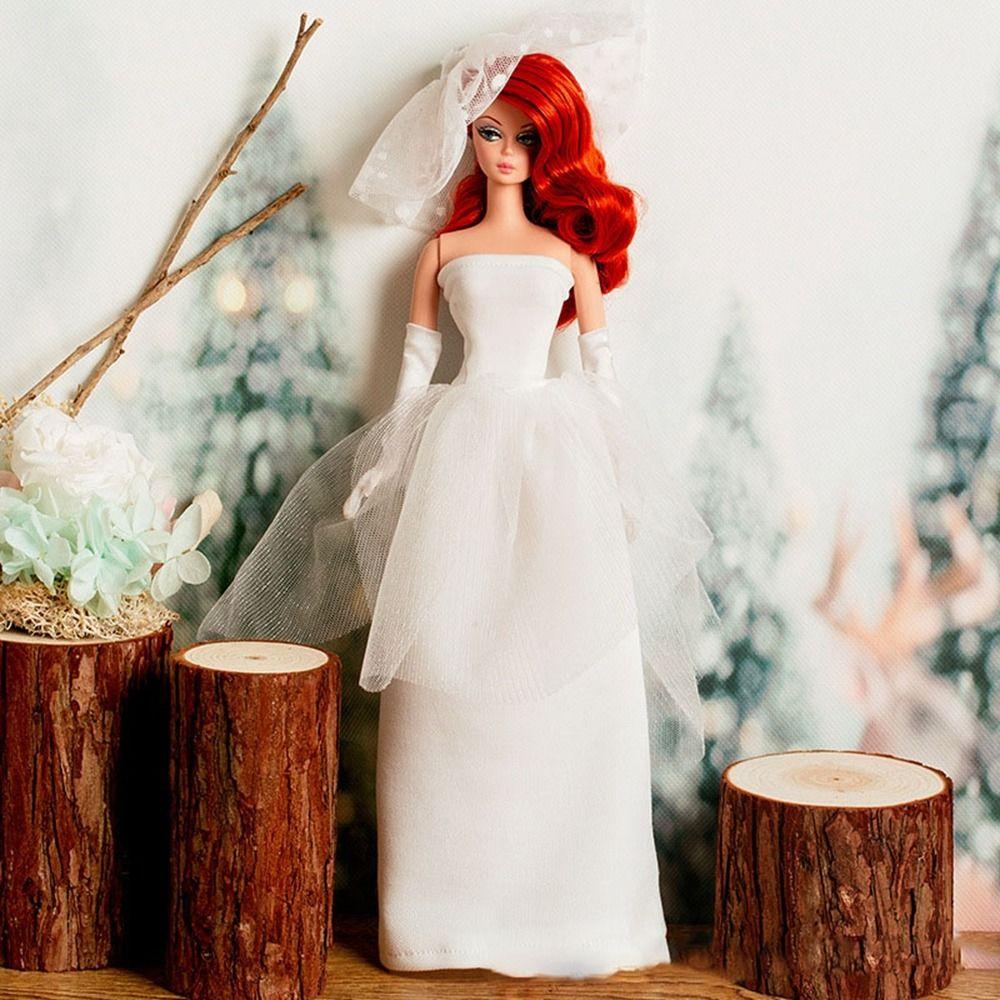 European Fashion White Lace Dresses Suit  For 30cm Doll/for 1/6 BJD Dolls/for 11.5" Doll