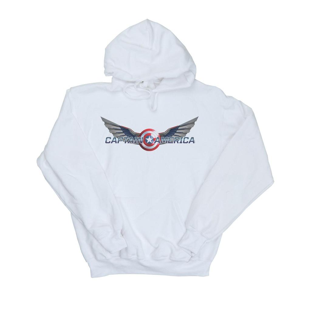 Marvel Boys Falcon And The Winter Soldier Captain America Logo Hoodie