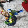 Sound Voice Control Electric Bird Pet Toy Electric Simulation Induction Bird Cage Birdcage Toy