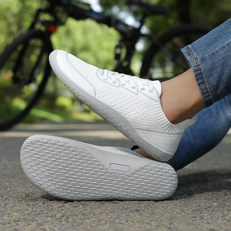 Mesh Casual Sneakers met Brede Neus Lichtgewicht Ademend Crosstraining Schoenen Dames Heren Antislip Wandelen Platte Schoenen