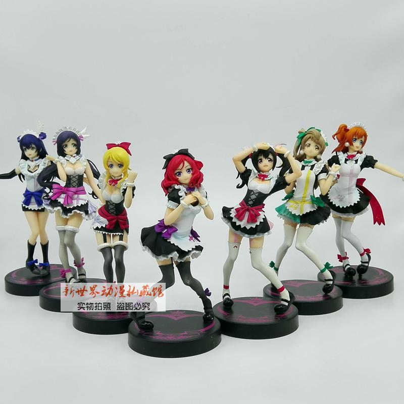 Bandai Beautiful Girl Figure Love Live Honoka Kousaka Ellie Maki Nishikino Short Skirt Lovelive Figure Model Toys