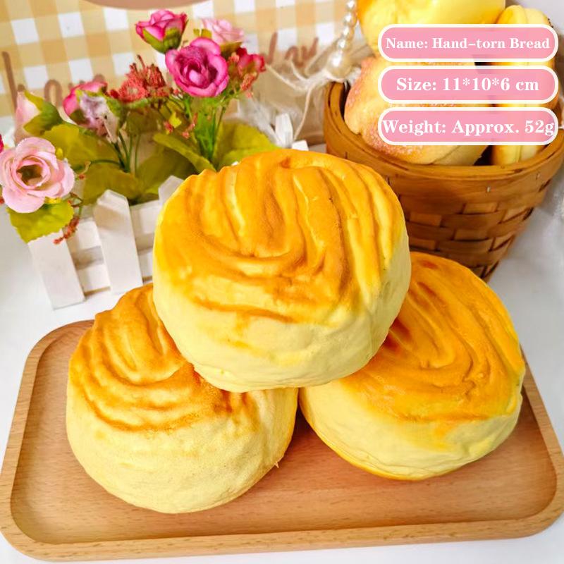 Simulated Bread Squishy Slow Rising Soft Sticky Stress Relief Toy Flexible Stress Reduction Stick Squishy Fidget Toy Adult Gift