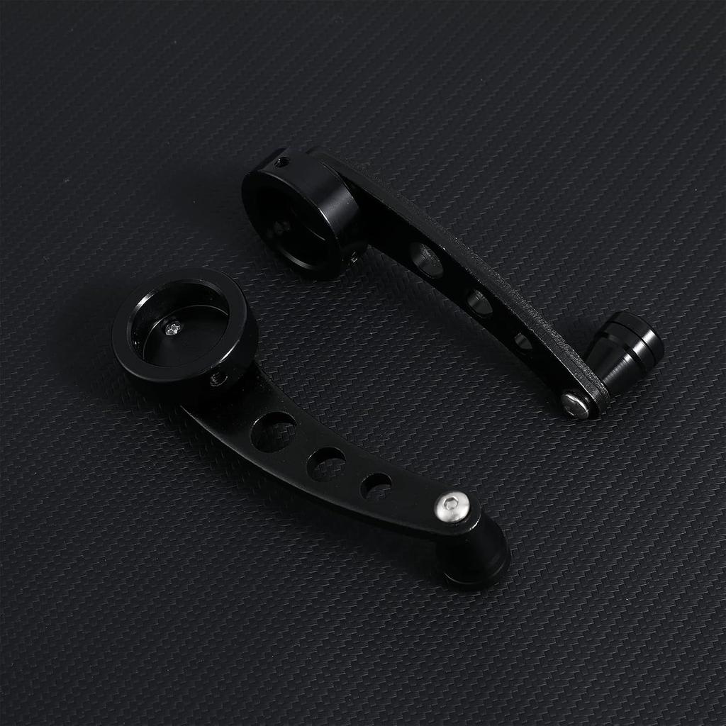 BESPORTBLE Window Crank Handle Aluminum Universal Car Wagon Door Window Crank Handle Winder Car Door Accessories (Black)