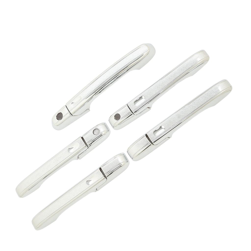 10 Stück Chrom Außen Türgriffabdeckung Kratzschutz Zieraufkleber Ersatz für CR V 2002-2006