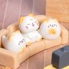 Wealth Cat Model Mini Resin Crafts Kawaii Animal Ornaments Cat Figurine  Desktop Decoration