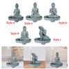 Buddha Incense Holder Figurine Zen Stand Craft Ornament for Shelf Tabletop Living