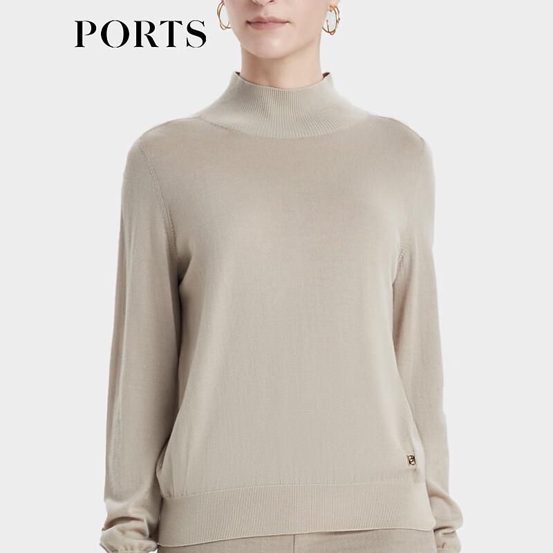 PORTS Women's Knitted Long-Sleeve Turtleneck Sweater LD9K456KKW004