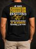 I Am Roofer Tinsmith I Do Not Stop Hammer Pliers Yellow Work Quote Bold Graphic Mes Unisex Unisex All T-Shirt