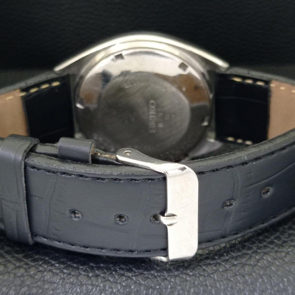 AUTOMATIC VINTAGE SEIKO 5 JAPAN 6309A MENS BLUE COLOR DIAL WATCH A701236-5 R206a-a701236