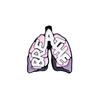 Dripping Oil Cartoon Bag Accessories Clothes Lapel Pin Brain Lung Brooch Enamel Pins Anatomy Heart
