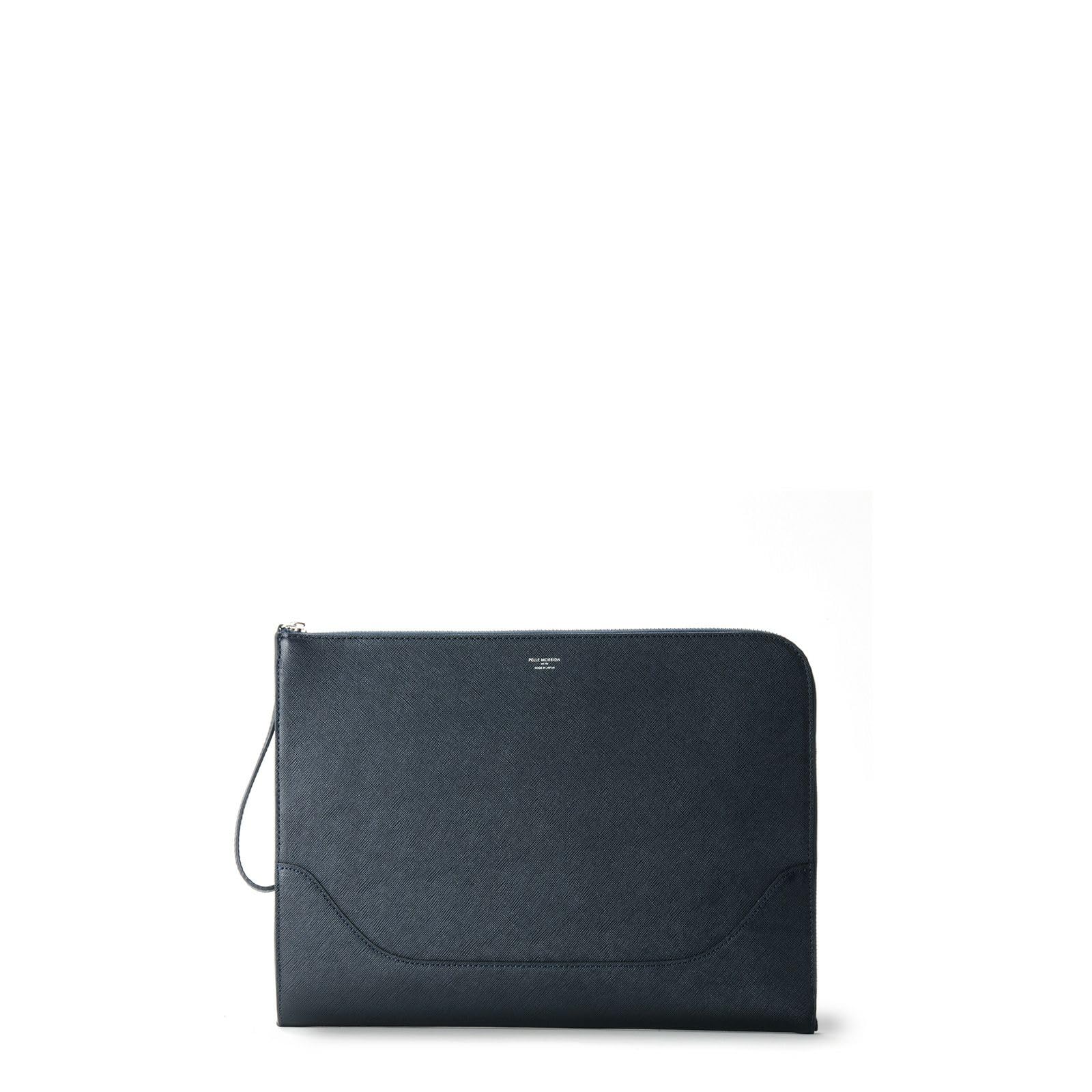 

Pelle Morbida Clutch Bag Leather Navy