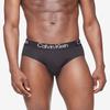 Calvin Klein Letter Print Triangle Underwear 3-Pack Men Underwear Black NB3186-900