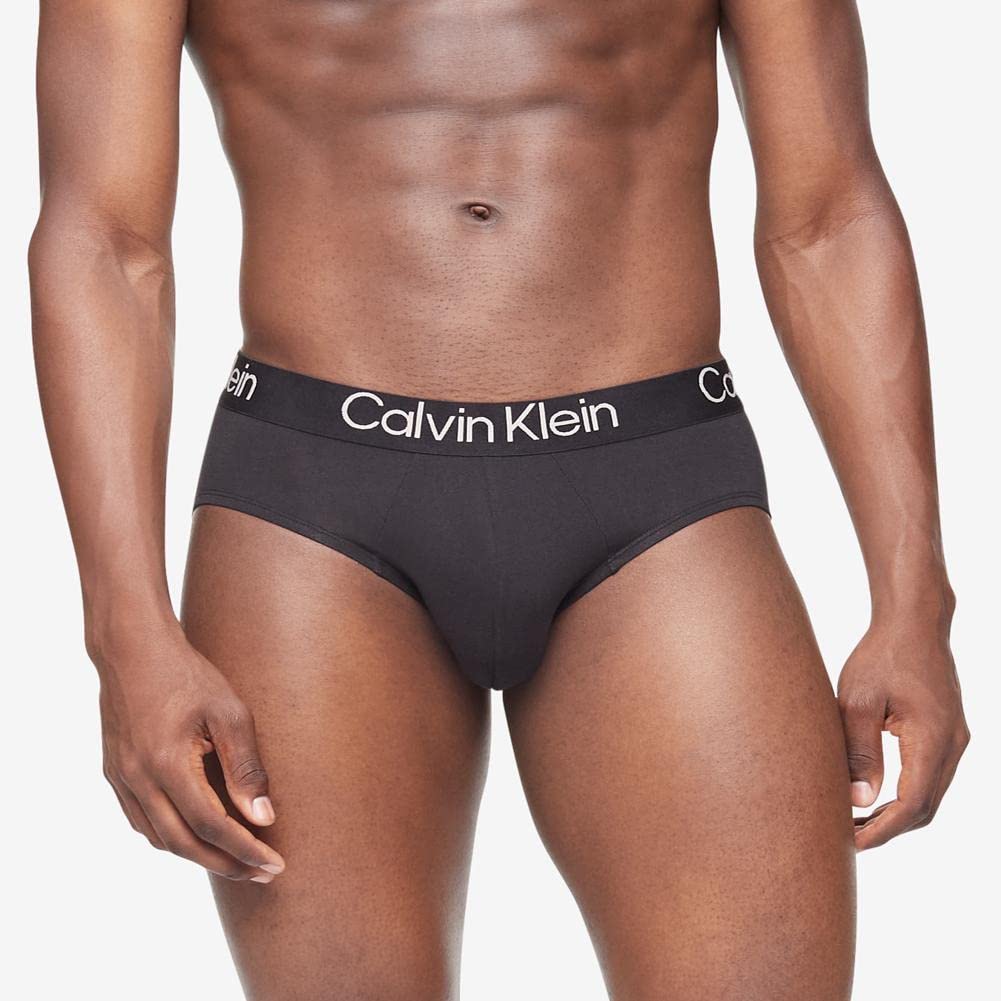 Calvin Klein Letter Print Triangle Underwear 3-Pack Men underwear Black NB3186-900