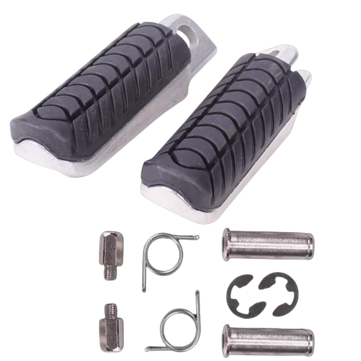 

Motorcycle Steps Footpegs Compatible with Kawasaki ZRX400 1100 Z750 1000 EX250 Ninja250R Zephyr 400 750 Balius