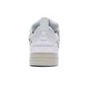 Li Ning Tessuto Dorato, Pelle Antiscivolo Resistente all'Abrasione Scarpe da Skateboard Basse Donna Bianco AECS074-7