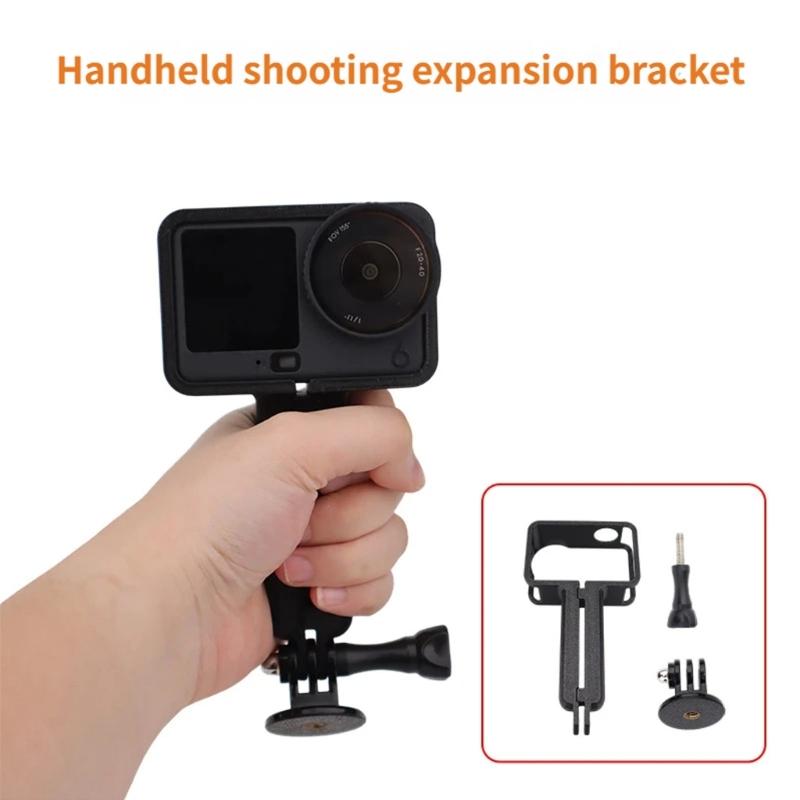 Expandable Bracket for Action 6 Camera Lightweight Design Ergonomic Handle for Easy Handling Accessory Attachment