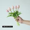 High-end simulated 5-head tulip bouquet, artificial soft rubber feel tulip bouquet