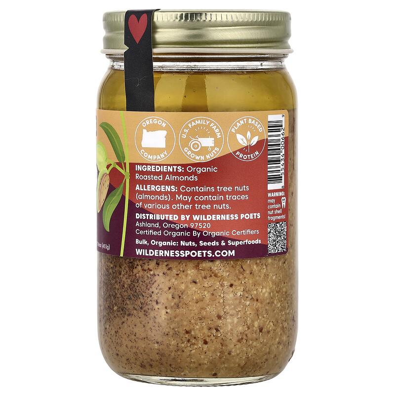 Roasted Almond Butter, 16 Oz (453 G)