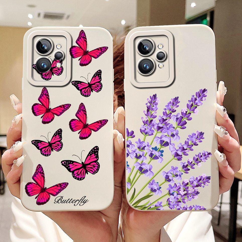Cover per Telefono Femminile Cuore d'Amore per Realme GT2 Pro Custodia Realme GT Neo2 GT2 GT Neo 3T Funda Silicone Morbido Opaco Protezione Lente Capa