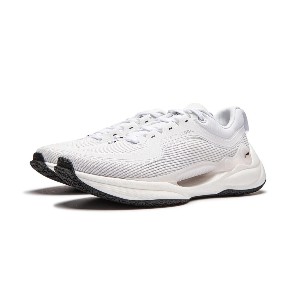 Li Ning Soft COOL Cushioning Abrasion Resistant Lightweight Casual Shoes Men's White AGLU025-2