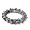 Punk Rock Viking Cuban Curb Bracelet Wrist Men Retro Hiphop Stainless Steel Charm Chain Male Dragon Bracelets Bangle Jewelry