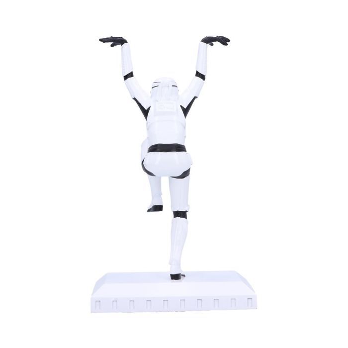 Figurine - nemesis now - crane kick stormtrooper - blanc - star wars - 15 ans et plus