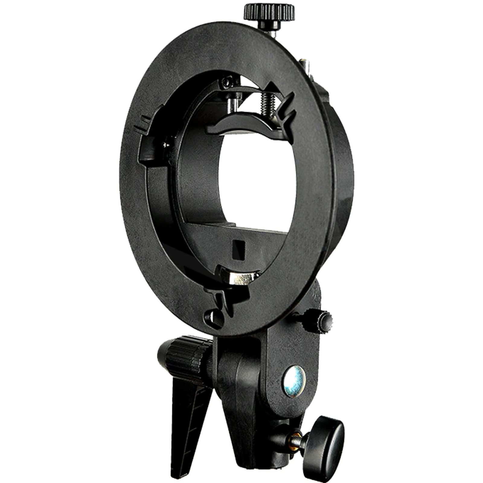 

Крепление Godox с регулируемым креплением Bowens для S-образного кронштейна/угла кронштейна/держателя стробов/вспышек/софтбоксов/тарелок красоты/зонтов [Б/У]