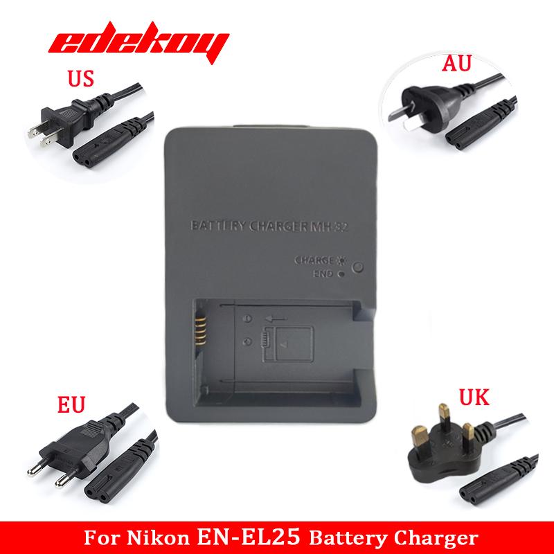 MH-32 MH32 Caricabatterie Fotocamera per Nikon EN-EL25 ENEL25 EL25 Batteria Per Nikon Z50 ZFC Z30 Z50II Fotocamera Mirrorless