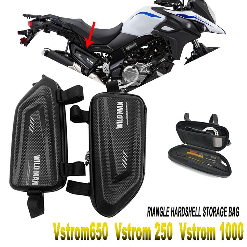 For V Strom V-strom Vstrom 650 250 1000/xt DL650 DL1000 DL250 motorcycle Modified Side Bag Waterproof Triangle Side Bag