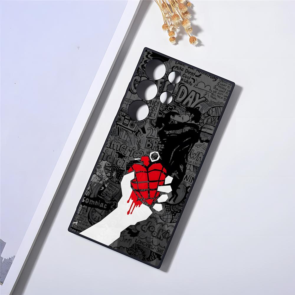 

Green Day Phone Case For Samsung S24 Ultra S25 S23 Fe S22 S20 S21 Plus A16 A54 A34 A24 A53 Back Cover Samsung s22plus