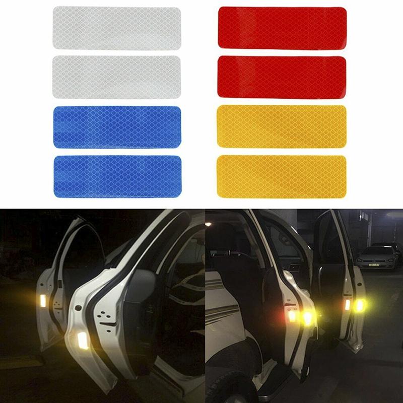 Reflector Tape Car Reflective Strips Warning Mark Door Bumper Stickers Reflector Tape Car Reflective Strips Warning Mark Door Bumper Stickers
