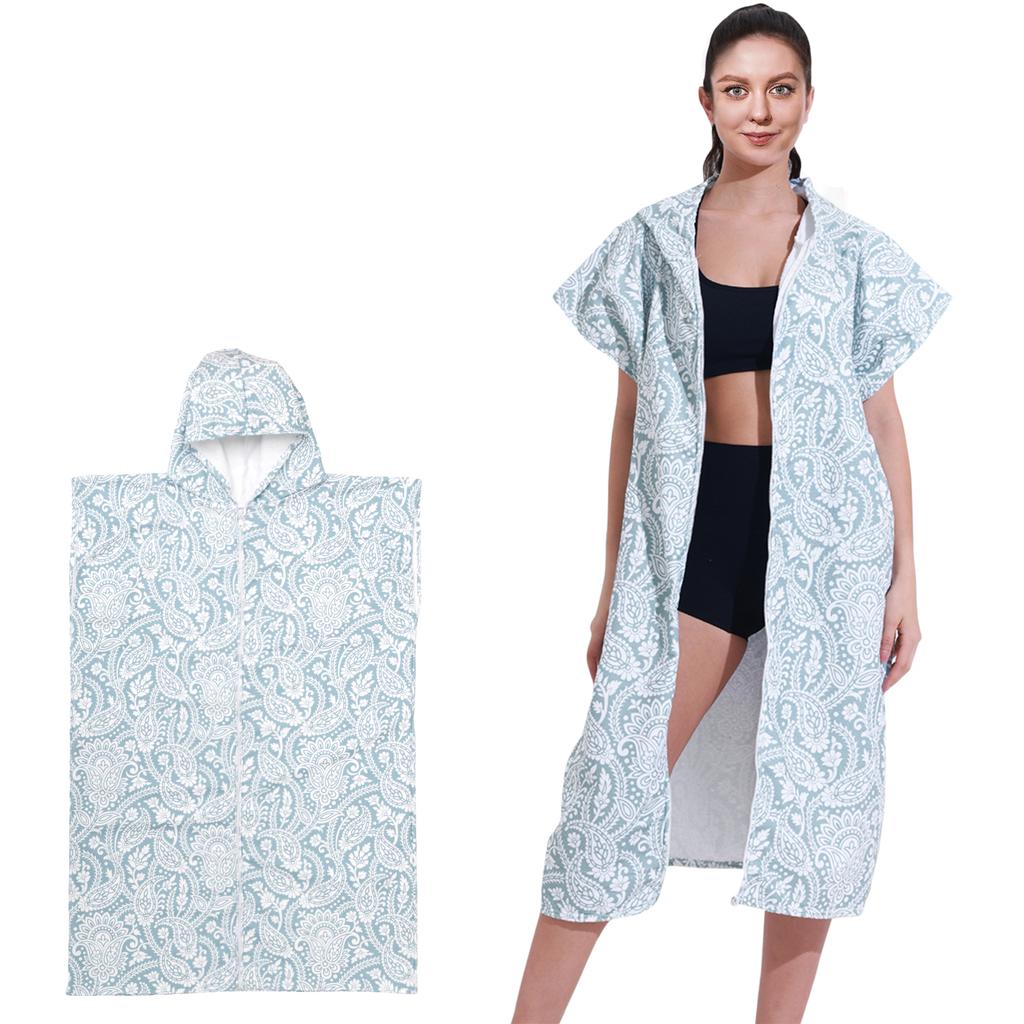 Unisex Surf Poncho Towel Poncho Soft Microfiber Bathrobe Ponchos Robe Quick-Dry Towel Hoodie Swim Towel Beach Poncho For Adults