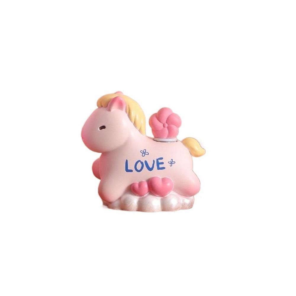 Niedliche Harz Pferdefigur Chinesischer Stil Pferde Maskottchen Pferde Miniatur Viel Glück Mehrfarbig Tierkreis Pferd Ornamente Bücherregal