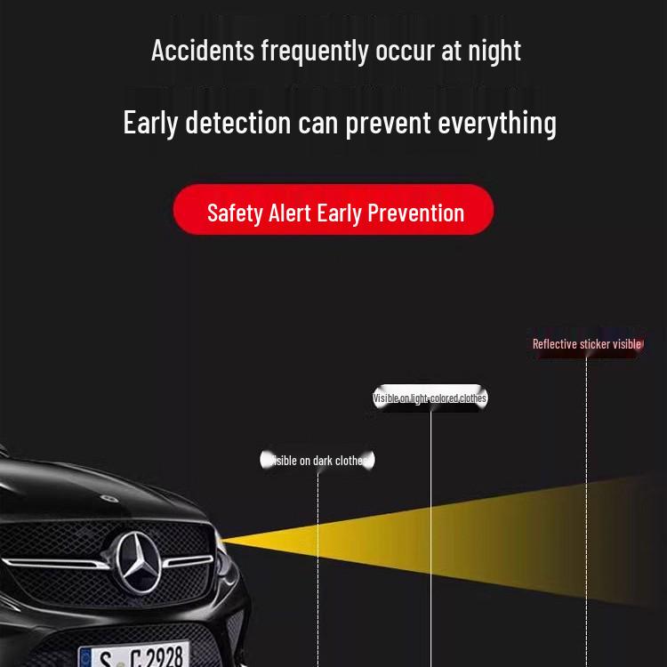 National Day Magnetic Car Sticker: 20 Reflective Five-Star Red Flag Stickers for Patriotic Display