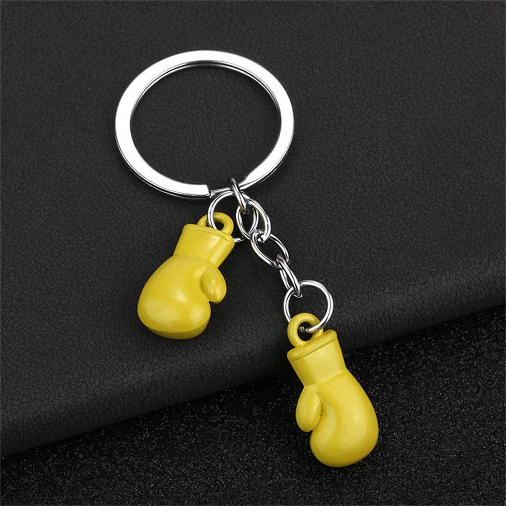 Elegant Boxing Glove Keychain Simulation Fitness Equipment Pendant Key Chain Accessory Couples Car Keys Accessories