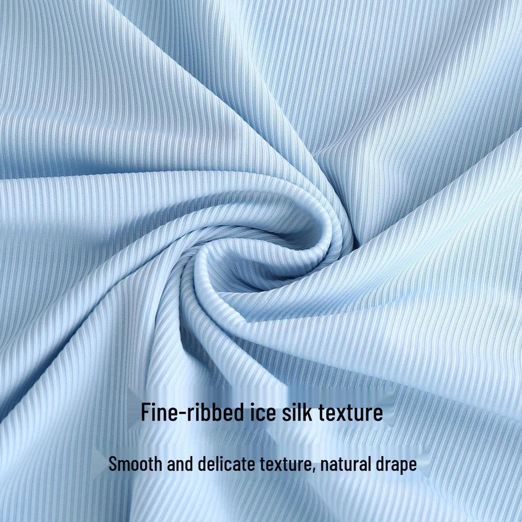 Men's Summer Ice Silk Pajama Pants, Plus Size, Lightweight, Loose-Fit, Five-Point Shorts
