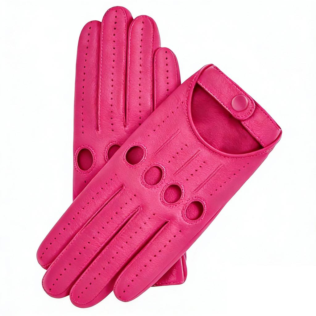 Leather Gloves Non-Slip Breathable Outdoor Leather Gloves Cycling Retro First Layer Lambskin First Layer Lambskin