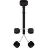 BDSM Bondage Restraint Kit for Couples – Adjustable Neck Collar Wrist Cuffs Set (SM Sex Toys for Women Men)