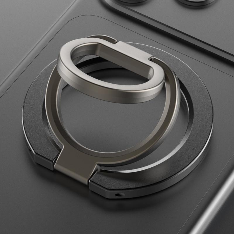 New Double-sided Magnetic Phone Holder for Magsafe 360 Degree Rotation Folding Phone Magnet Stand for iPhone 17 16 Samsung