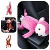 Cute Monkey Car Tissue Box Holder Plush Material Long-lasting Car And Home Use