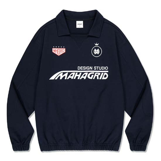 STRAY KIDS/MAHAGRID/RALLY COLLARED トレーナー/ユニセックス Buy Mahagrid X Stray Kids 'RALLY COLLARED SWEATSHIRT