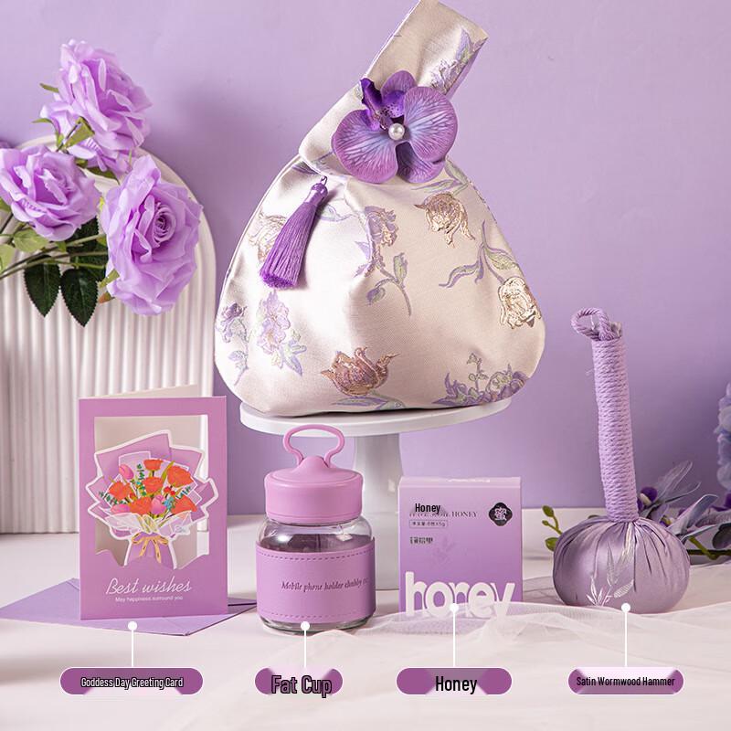 New Chinese Style Phalaenopsis Gift Set Phalaenopsis Handbag Set 21