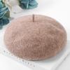 Autumn and Winter Women's Wool Woolen Beret Student Art Painter Hat Pumpkin Hat